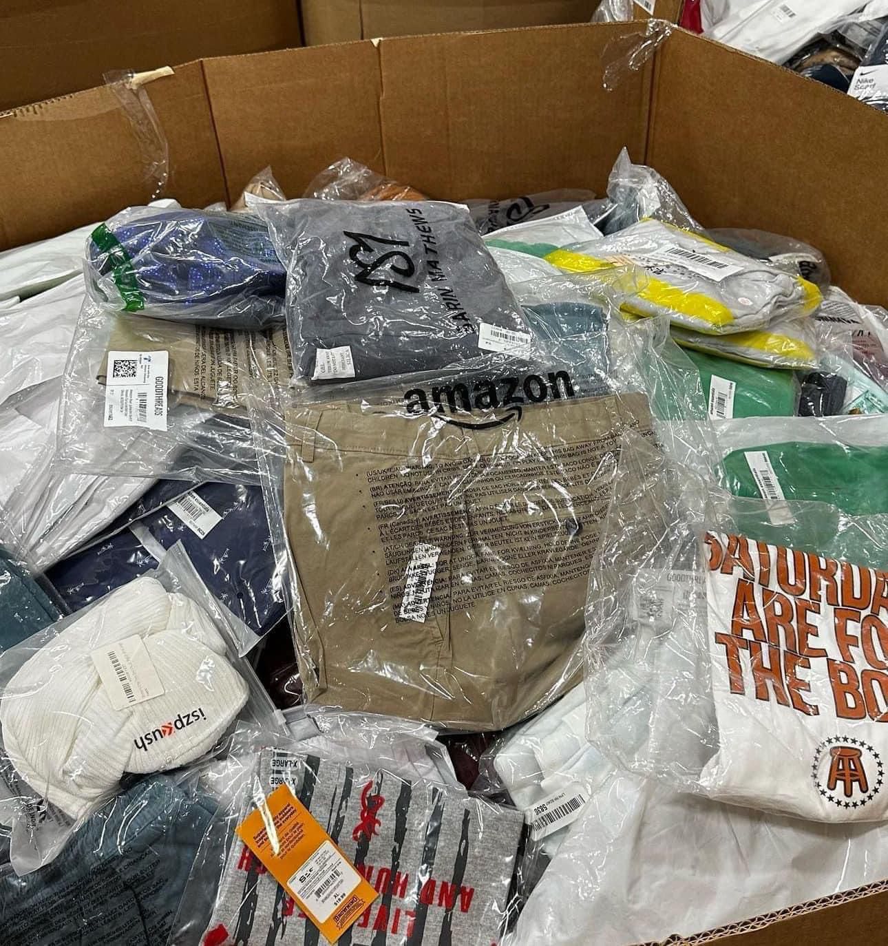 buy amazon bulk clothing pallet Germany